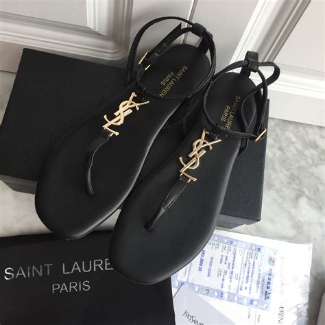 ysl flat shoes women|saint laurent denim shoes.